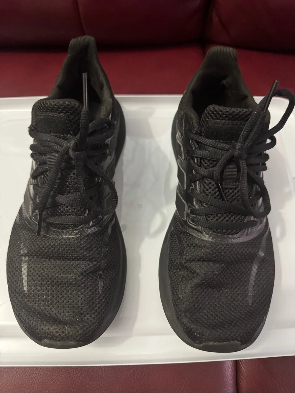 Adidas Runfalcon Men/Unisex Black Athletic Running Sneakers